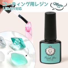 【マットコーティング用レジン液】艶消しマットコート フィニッシュプロ《クリア》