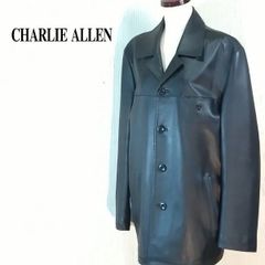 CHARLIE ALLEN レザ－ジャケッド　黒　ハンドステッチ