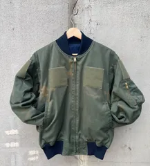 デッド極美品　BX品　80s〜航空自衛隊F15プリント航空上衣　MA1 デッド極美品 BX品 80s〜航空自衛隊F15プリント航空上衣 MA1