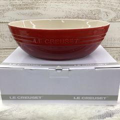 新品未使用/ルクルーゼ　パスタサラダボウル　チェリーレッド