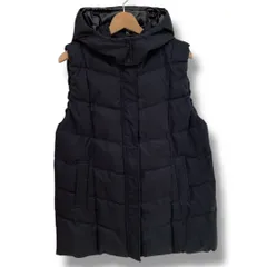 美品・DoCLASSE ウールライクダウン・2WAYフードベスト　ダウン90% ウールライクダウン・2WAYフードベスト/40代50代からの