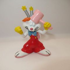 1987 80's vintage Roger Rabbit PVC hammer Disney Disney figure doll plush toy