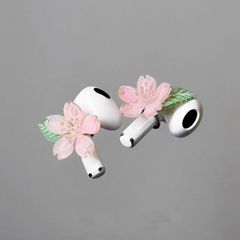 Apple AirPods用 イヤホンジュエリー / 桜 イヤホンアクセサリー