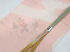 【一輝堂】【着物】 和装小物 帯締め 帯揚げ セット 帯締 帯揚 スワトウ刺繍 花文 高麗組 25w02-2755