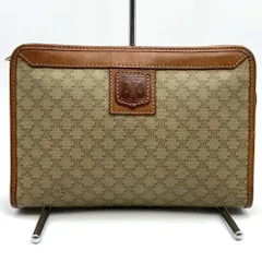 超希少良品✨ CELINE セリーヌ ヴィンテージ クラッチバッグ ゴールド金具 CELINE セリーヌ オールド 金ボタン 二つ折りクラッチバッグ