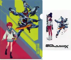 【中古】グッズセット マチュ＆GQuuuuuuX A4クリアファイル＆ステッカー 「一番くじONLINE 機動戦士Gundam GQuuuuuuX(ジークアクス)」 F賞