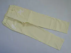 ★5 新品 未使用 ミキハウス miki house mikihouse アウトレット 子供服 女の子 120cm パンツ 黄色 ロング丈 春 夏 ズボン ボトムス ガールズ 女児 キッズ 【中古】 ユーズド リサイクル こども