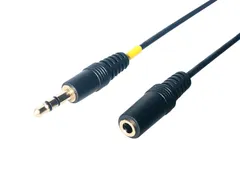 F-FACTORY 3.5mm 3極 ステレオミニプラグ (オス) - 3.5mm 4極 ステレオミニジャック (メス) ステレオミニプラグ ヘッドホン/イヤホン 延長ケーブル マイク/コントローラー無効化ケーブル1m FNT-M494C-10