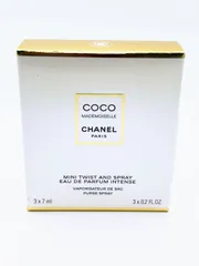 【中古美品】CHANEL シャネル ココ マドモアゼル オードゥ パルファム アンタンス ミニ ツイスト＆スプレイ 7ml ×3本