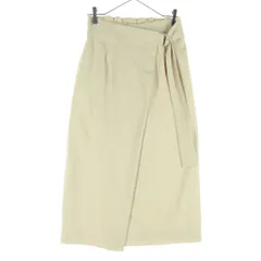 美品 nano universe ナノユニバース ロング丈 スカート F ブラウン レディース 古着