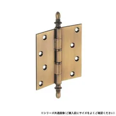 シロクマ キャノン二管丁番(左) 127×127 金 BS-102L