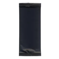九州紙工 厚手 おしぼり ブラック 50本 高級 業務用 無地 個包装 飲食店 カフェ レストラン ウェディング VIP (W-23 ブラック 50本) 1