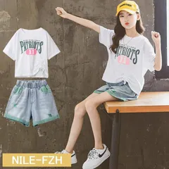 ジャージ キッズ 女子 上下 半袖 春夏 子供服 セットアップ 上下セット 2点セット Tシャツ ショートパンツ スポーツウェア 運動着 可愛い s