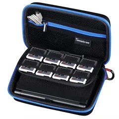 Smatree 収納ケース ニンテンドー New 2DS LL/New3DS/New3DSLL/3DS/3DSLL/DSi及びGPD WIN対応 ブルー(Blue)
