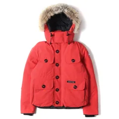 CANADA GOOSE カナダグース ダウン ジャケット サイズ:S ファーフード ポリコットン ダウンジャケット RUSSELL PARKA 2301JM ラッセルパーカ アウター ブルゾン コート レッド 赤 ブランド シンプルのサムネイル