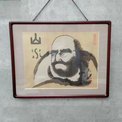 色紙　達磨　清風/画 色紙 達磨 清風/画 - 工芸品