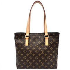 ルイヴィトン トートバッグ レディース モノグラム カバピアノ ハンドバッグ 肩掛け CABASPIANO かばん 鞄 LOUIS VUITTON M51148 ブラウン 茶 ゴールド金具 美品【中古品】