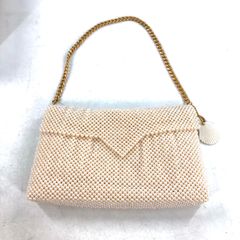 パール ハンドバッグ 刻印 K18 925 ホワイト ピンク 鑑別書 箱付き【OE-966】