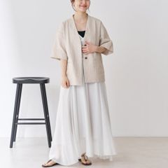 VERMEIL par ienaライトタフタリボンコンビネゾン38ブラウン VERMEIL par ienaライトタフタリボンコンビネゾン38ブラウン