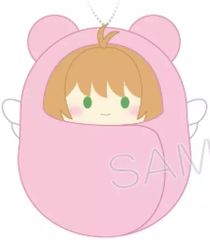 [중고] 봉제인형 마스코트·봉제인형 배지 기노모토 사쿠라(쿠마씨 ver.) [카드캡터 사쿠라 클리어 카드편 쿠루미타피누이]