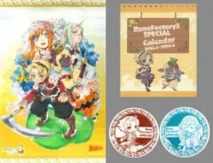 【中古】グッズセット [単品] 4大特典セット 「Switchソフト ルーンファクトリー3スペシャル ファミ通DXパック+3Dクリスタルセット」 同梱特典