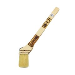 刷毛 ハケ 白長毛最高品 28mm ハケ市 1本 高級山羊毛 長毛 油性 塗装用