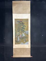 日根對山自筆仏画『十六羅漢図』掛軸 幕末の文人画 - メルカリ