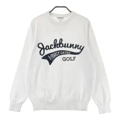 サイズ：5 JACK BUNNY ジャックバニー  スウェットトレーナー  ホワイト系 [240101461515] ゴルフウェア メンズ ストスト サイズ：5 JACK BUNNY ジャックバニー スウェットトレーナー