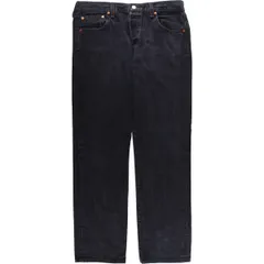古着 リーバイス Levi's 501 ブラックデニム ストレートデニムパンツ メンズw35相当/eaa588183