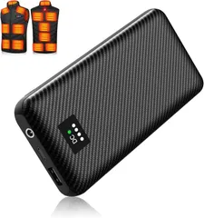 電熱ベスト バッテリー 7.4V 安定高出力 30000mAh 大容量 モバイルバッテリー ヒーターベスト 専用電池 急速充電 DC/USB出力 Type-C入力ポート