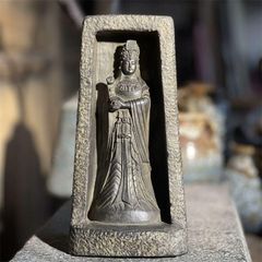 カンボジア　アンコールワット 四面の顔の仏像 青銅製 約20cm カンボジア アンコールワット 四面の顔の仏像 青銅製 約20cm - メルカリ