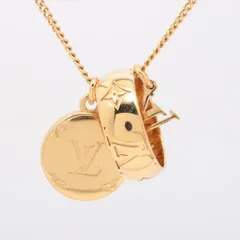 LUIS VUITTON/ルイ ヴィトン　リングネックレス モノグラム ネックレス M80189 ネックレス　ゴールド　【中古】