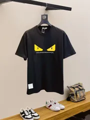 【今日特価】FENDI 2025SS 刺繍 LOGO ショートスリーブ