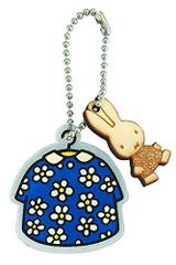 【在庫処分】ブルー DB681B アクリル&ウッドチャームB W35×H64×D3mm ミッフィー miffy
