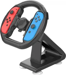 【特価商品】Elnicec Joy-Con ハンドル for Switch マリオ Switch ハンドル for マリオカート8 デラックス 吸盤ブラケットハンドル Joy-Con コントローラー用 装着簡単 手触り良い 持ちやすい(ブラック)