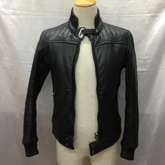 USED 古着 ジャケット、上着 ジャケット、ブレザー カジュアルジャケット ノーカラージャケット フェイクレザー kode9 イタリア製