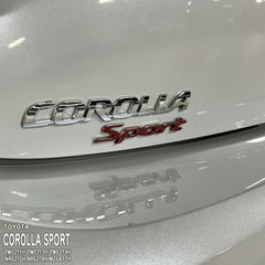 【松印】車種専用 エンブレムフィルム (リア SPORT) トヨタ カローラスポーツ ZWE211H ZWE213H ZWE219H NRE210H NRE214H MZEA12H ハイブリッド