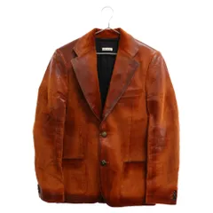 MARNI (マルニ) 20AW Wax Corduroy Tailored Jacket ワックスコーティング加工 コーデュロイテーラードジャケット ブラウン GUMU0048M0のサムネイル