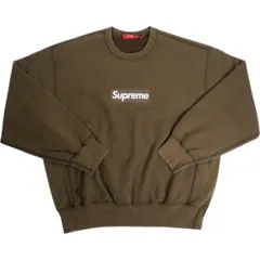 Size【M】 SUPREME シュプリーム 25SS Washed Box Logo Crewneck Brown クルーネックスウェット 茶 【中古品-非常に良い】 20817071