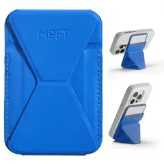 新品 MOFT【正規代理店】MagSafe対応 マグネットスマホスタンド iPhone 16Pro ProMax/15/14/13/12シリーズ用 Snap On カードケース機能 フロートタイプ角度調節 薄型軽量 折り畳み式 複合材質 内蔵磁石（サファイアブのサムネイル