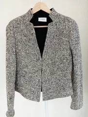 【セレモニースタイル☆ノーカラージャケット】アクリスプント　春スタイル　レディースジャケット　アクリス　入園式　入学式　卒園式　卒業式　オフィス　ビジネススタイル　お呼ばれ　会食　歓送迎会