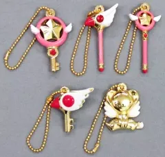 【中古】キーホルダー・マスコット(キャラクター) 全5種セット 「カードキャプターさくら ダイキャストチャーム」