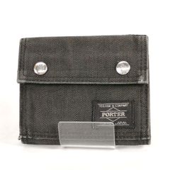 PORTER タンゴブラック 70周年記念 二つ折り財布 美品 ちりめん - メルカリ