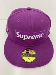 SUPREME　Box Logo CAP　紫　【中古】【74-20240510-B-055】【併売商品】