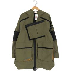 【美品】ヨーガンレール　半袖カットソー・ハイネック・ボーダー・ウール混・M 美品】ヨーガンレール 半袖カットソー・ハイネック・ボーダー