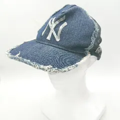 ◇ Θ NEW ERA ニューエラ ロゴ刺繍 キッズ キャップ 帽子 ネイビー系 サイズ表記なし レディース E  【1506230022823】