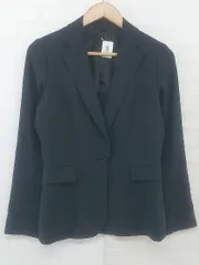 ◇ THE SUIT COMPANY ザ スーツカンパニー she ストライプ 1B 長袖 ジャケット サイズ40 ネイビー レディース P  【中古】 【1209300007897】