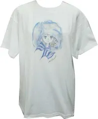 水森亜土 アドちゃん Ｔシャツ 「ブルー」 AD-8761 WHホワイト Mフリー