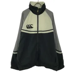 CANTERBURY OF NEW ZEALAND カンタベリーオブニュージーランド ロゴ刺? フーディジャケット S ブラック系 トレーニング メンズ 古着