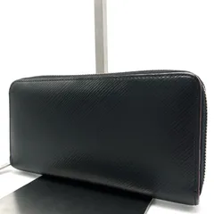 美品 LOUIS VUITTON ルイヴィトン エピ ジッピーウォレット 長財布 小銭 カード シルバー金具 ロゴ型押し レザー ピンク ブラック メンズ レディース ユニセックス